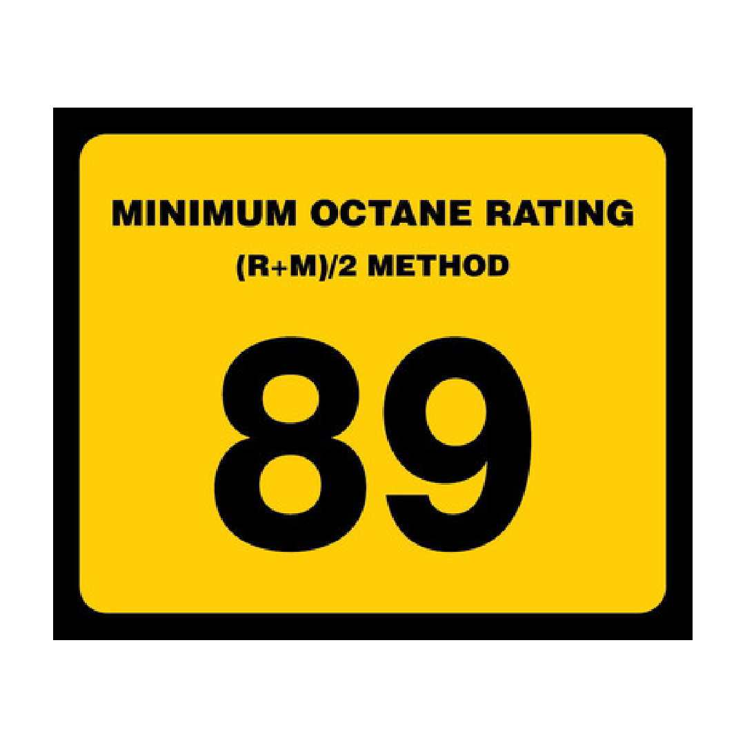 89 OCTANE DECAL