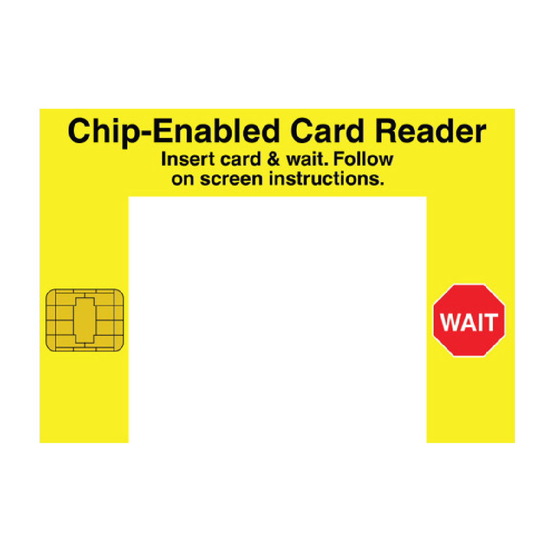 CVD20-20 - CHIP-ENABLED CARD READER INSERT CARD & WAIT