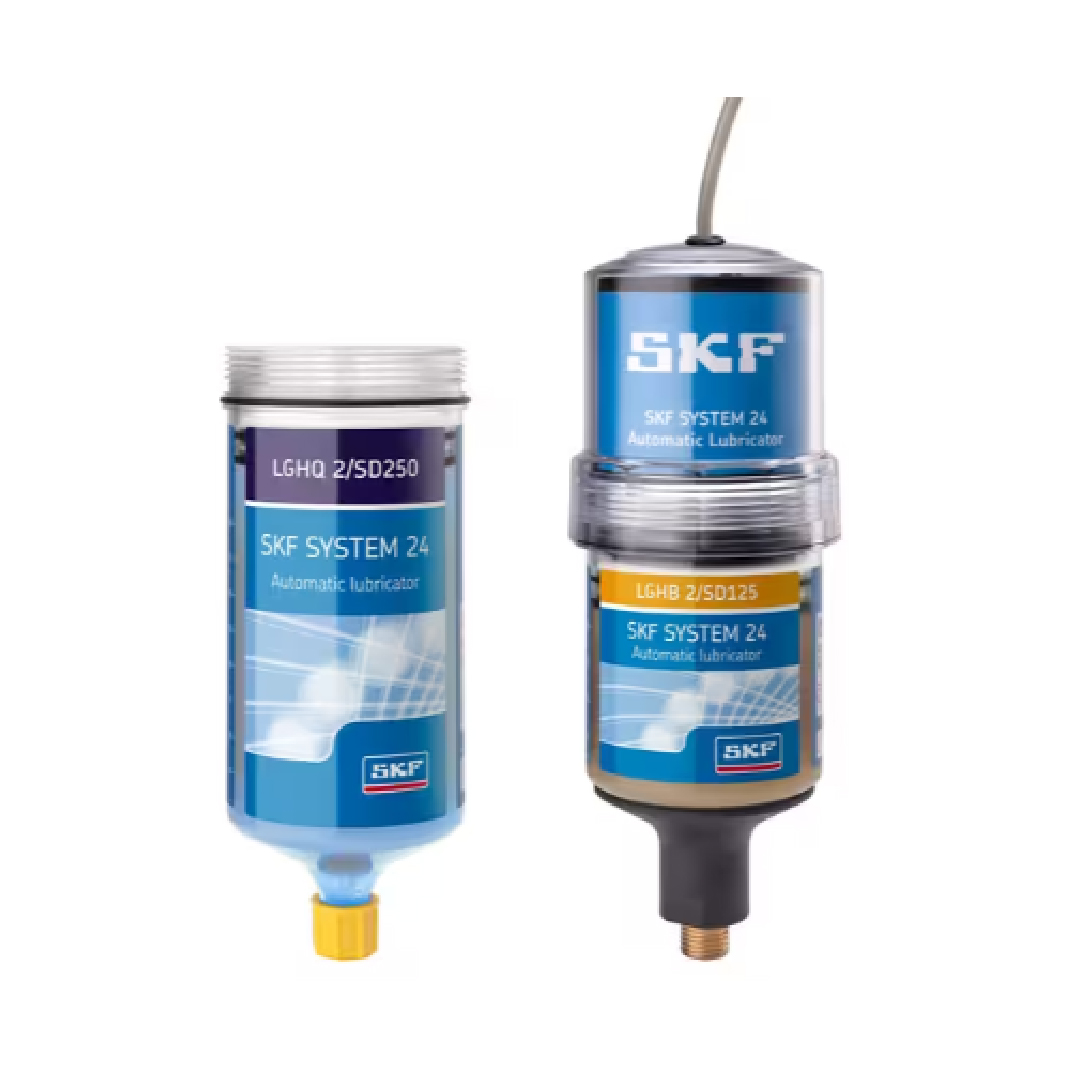 Cabled electro-mechanical single point automatic lubricators