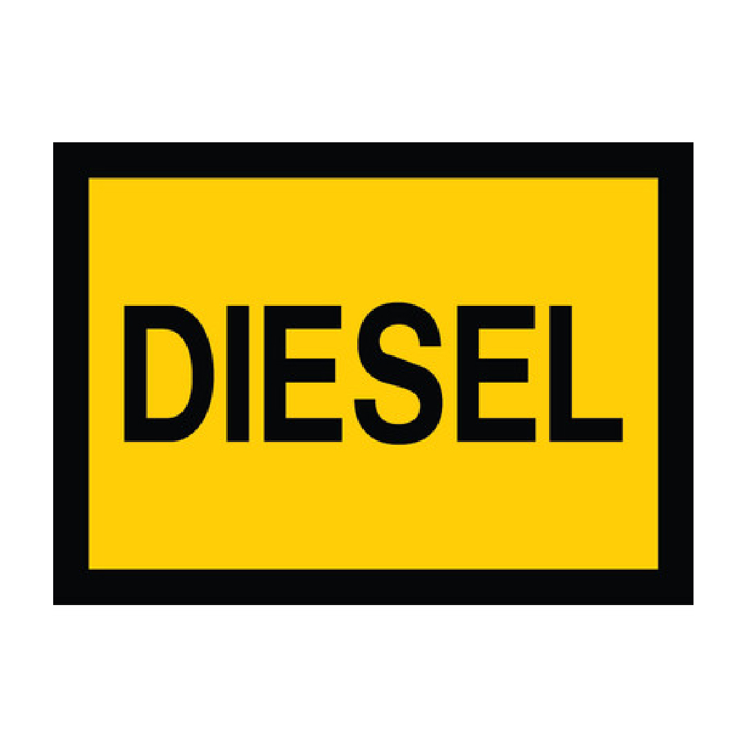 DIESEL CETANE DECAL