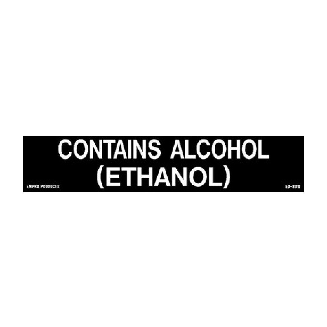 ETHANOL DECAL
