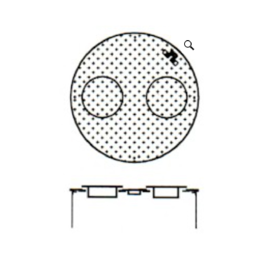 Triple Access Round Manhole