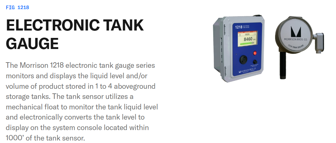 1218 ELECTRONIC TANK GAUGE