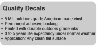 CVD21-142 EMERGENCY SHUT-OFF DECAL