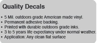 D-29-91 OCTANE & CETANE RATING DECAL - MINIMUM OCTANE