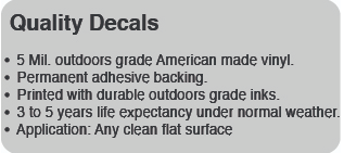CVD-HTZ52 - 24 W X 12 H - UNLEADED GASOLINE DECAL