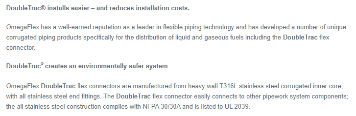 DoubleTrac® Flex Connector