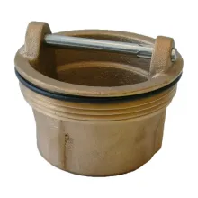 EXTRACTOR FITTING TEST PLUG, BRASS WITH O-RING