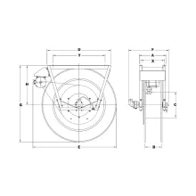 IV Power Rewind Reels for Inverted Installation