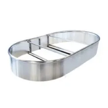 Full Radius Corner Galvanneal & Stainless Steel Island Forms