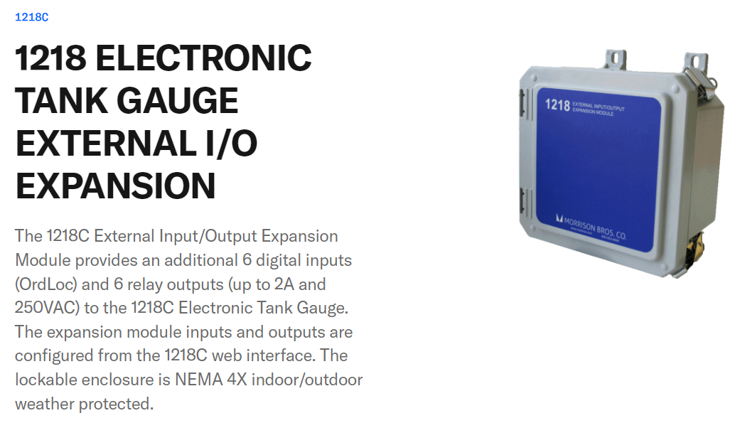 1218C EXTERNAL IO EXPANSION1